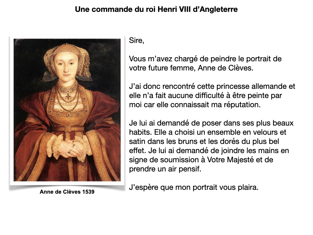 Proposition d'écriture