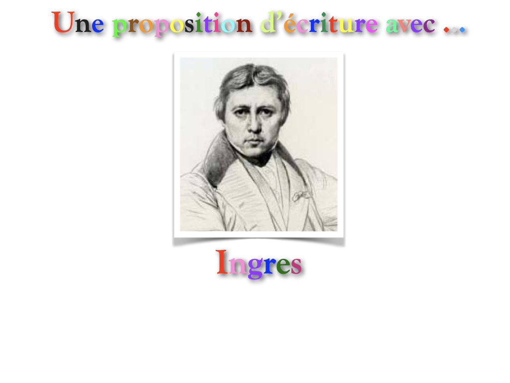 Proposition d'écriture