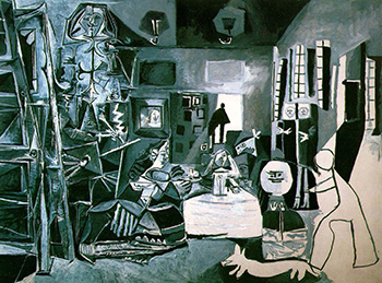 Les Demoiselles d'Avignon peint par Picasso