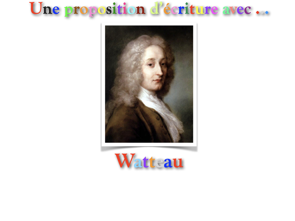 Proposition d'écriture