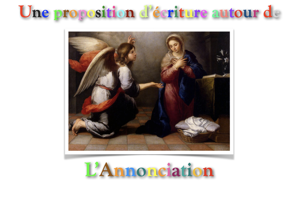 Proposition d'écriture