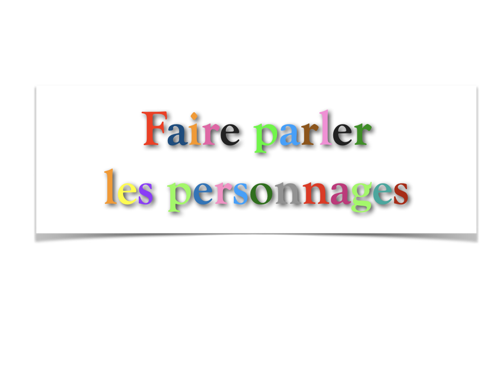 Proposition d'écriture