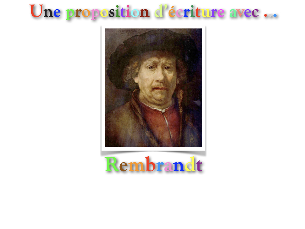 Proposition d'écriture