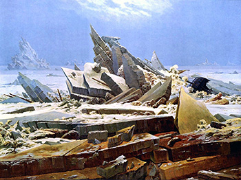 Paysage mystérieux de Friedrich