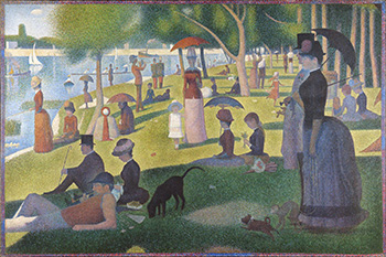 Un tableau pointilliste de Seurat