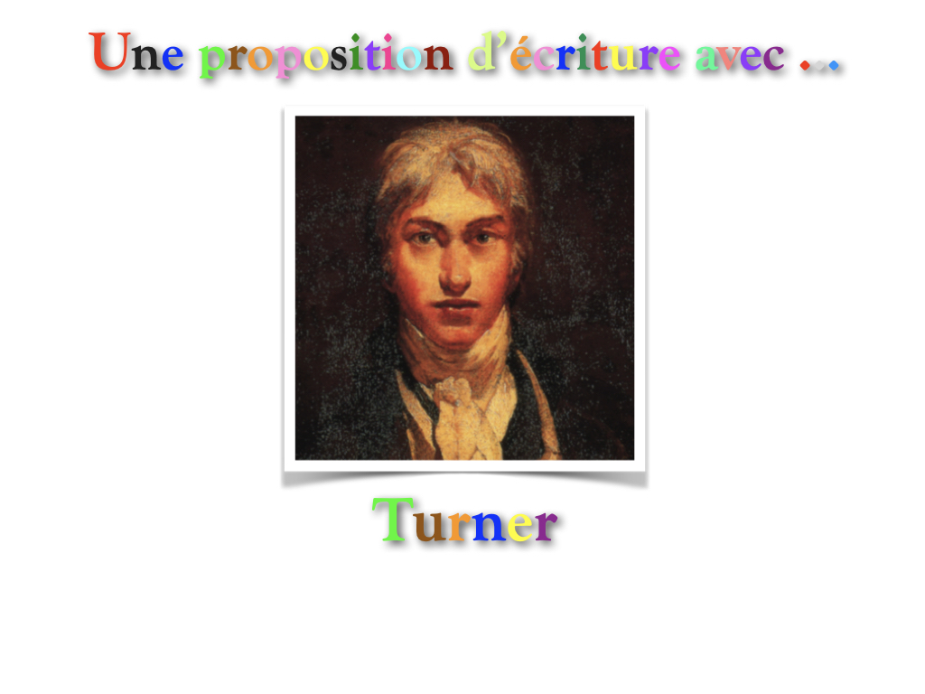 Proposition d'écriture