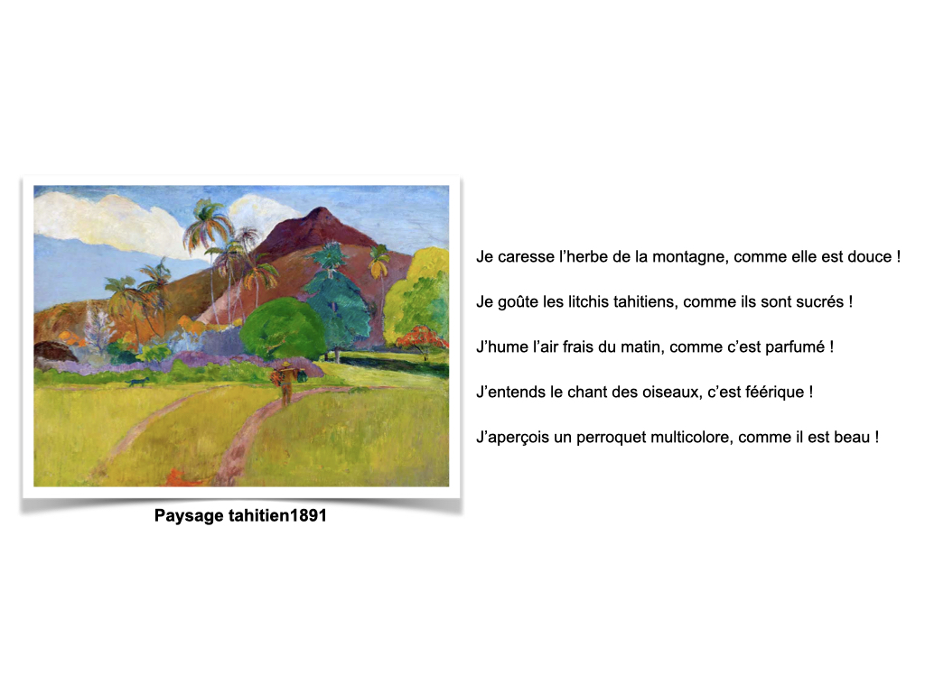 Proposition d'écriture