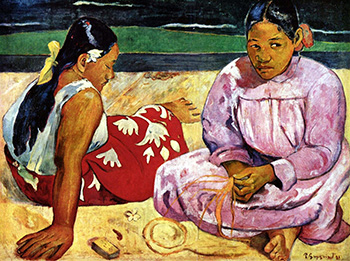 Tableau exotique de Gauguin