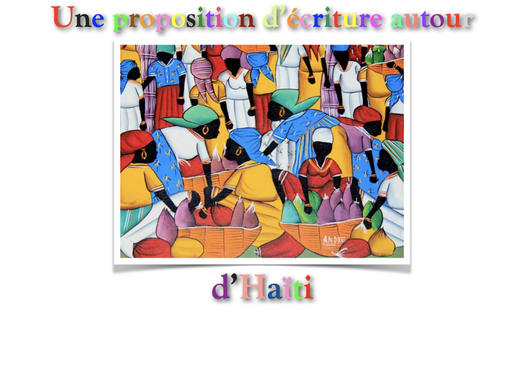 Proposition d'écriture