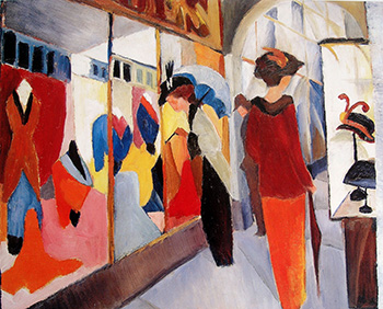 Peinture lumineuse d'August Macke