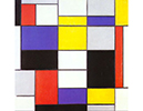 tableau de Mondrian
