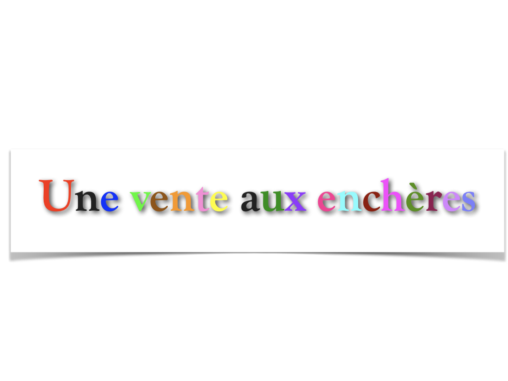Proposition d'écriture