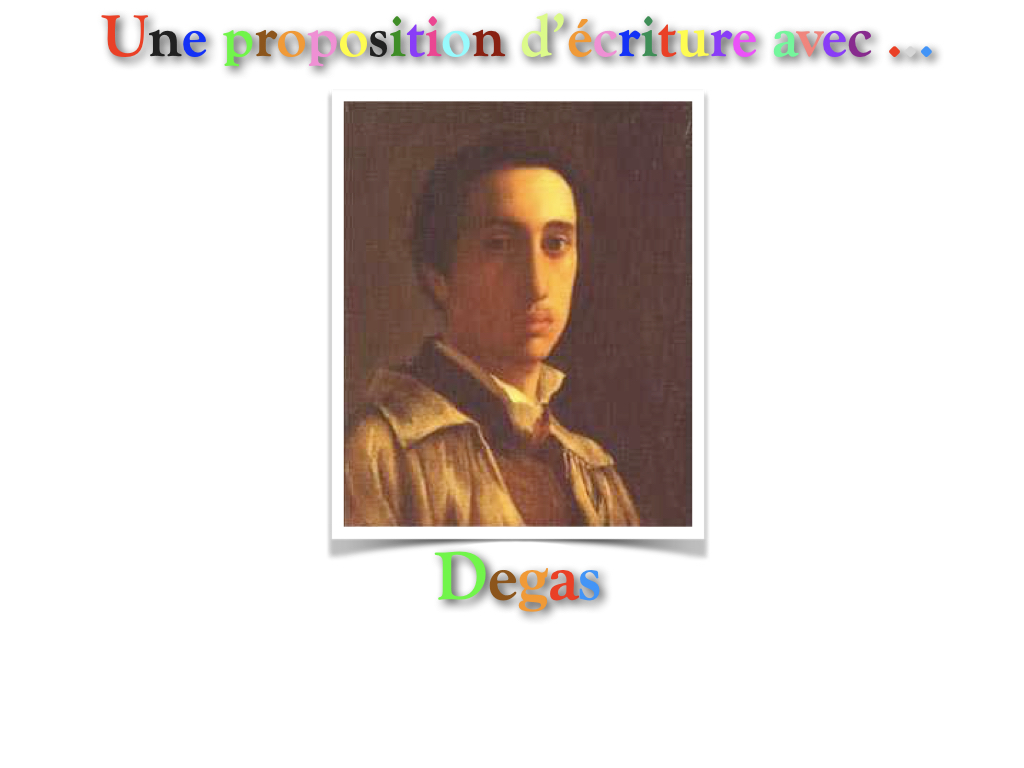 Proposition d'écriture
