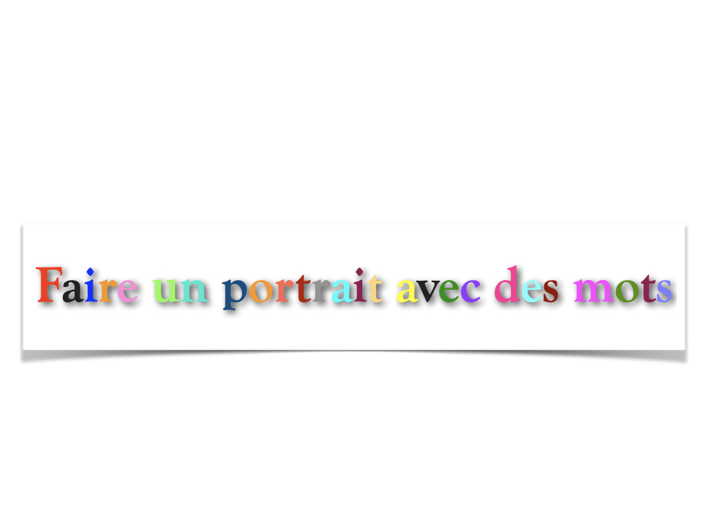 Proposition d'écriture
