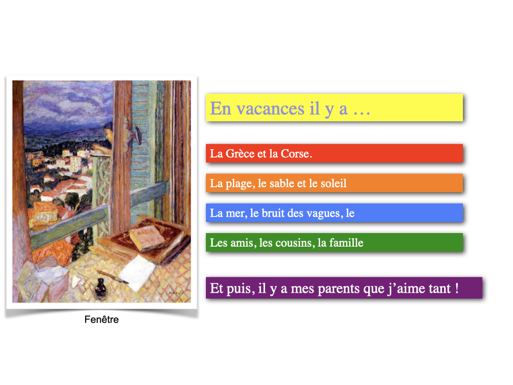 Proposition d'écriture