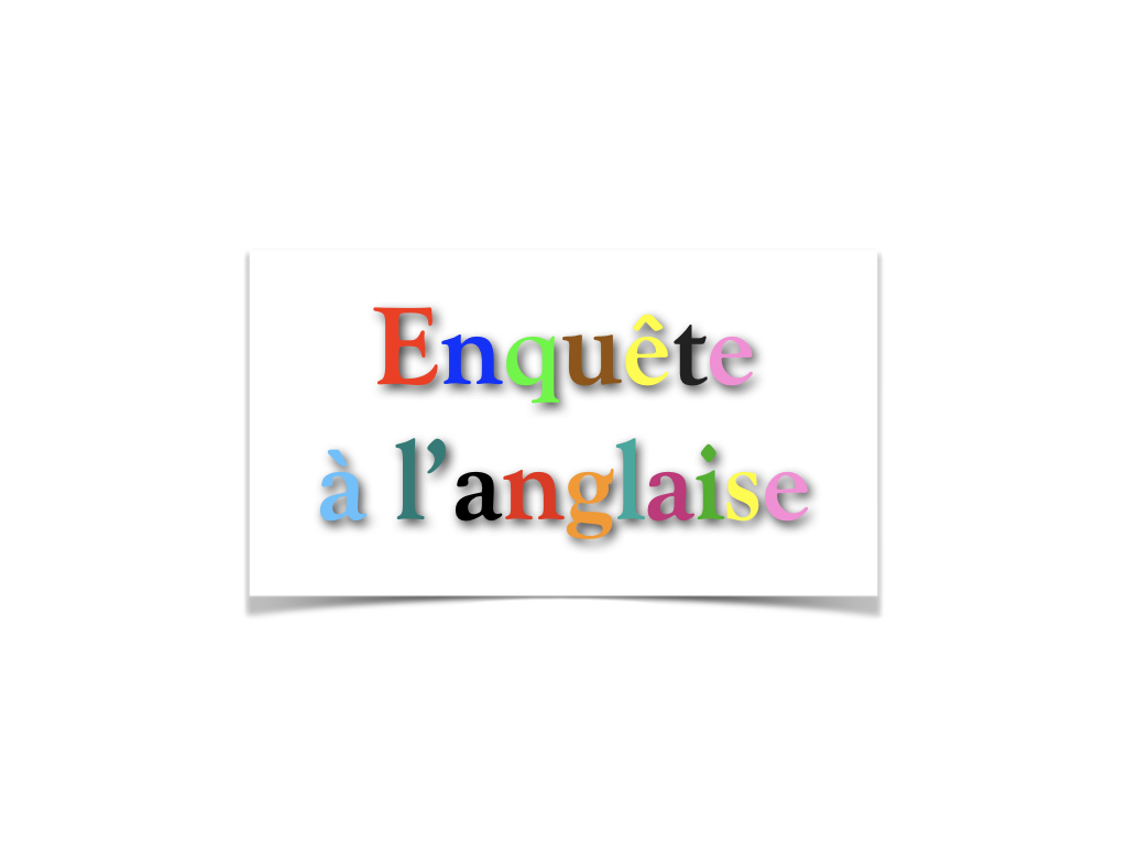 Proposition d'écriture