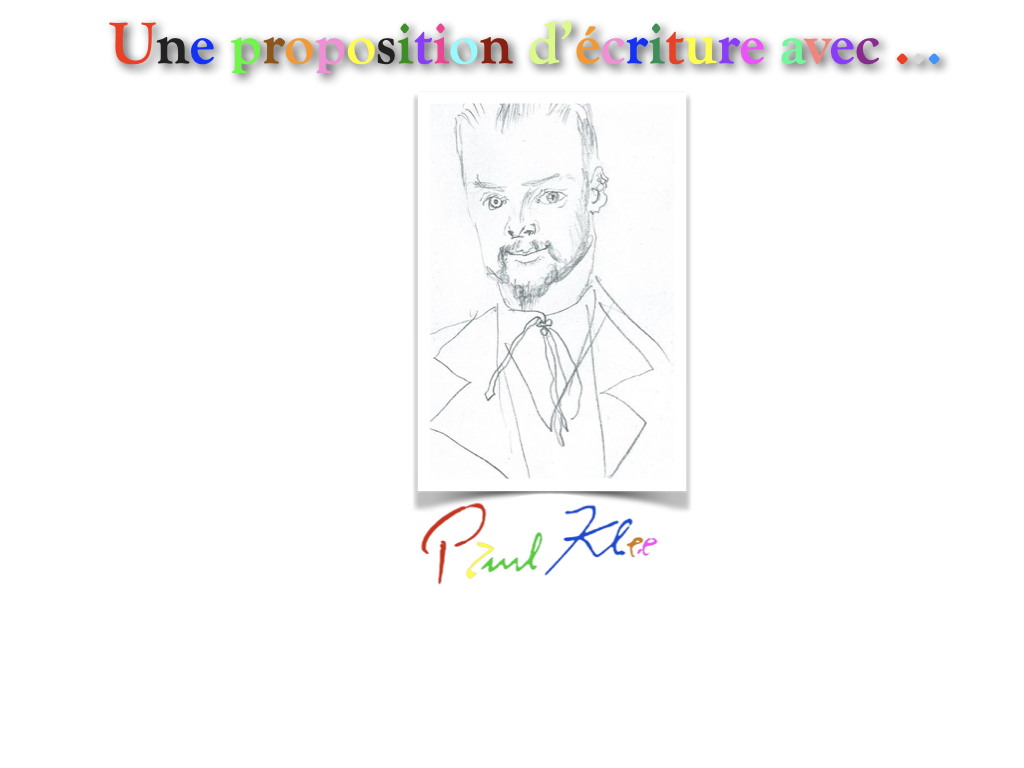 Proposition d'écriture