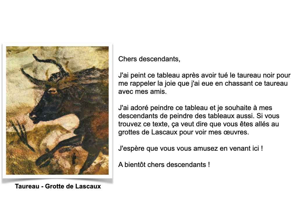 Proposition d'écriture