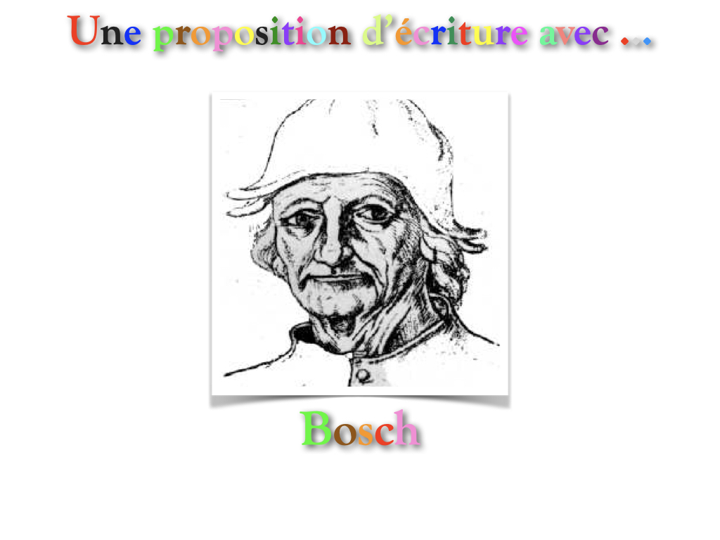 Proposition d'écriture