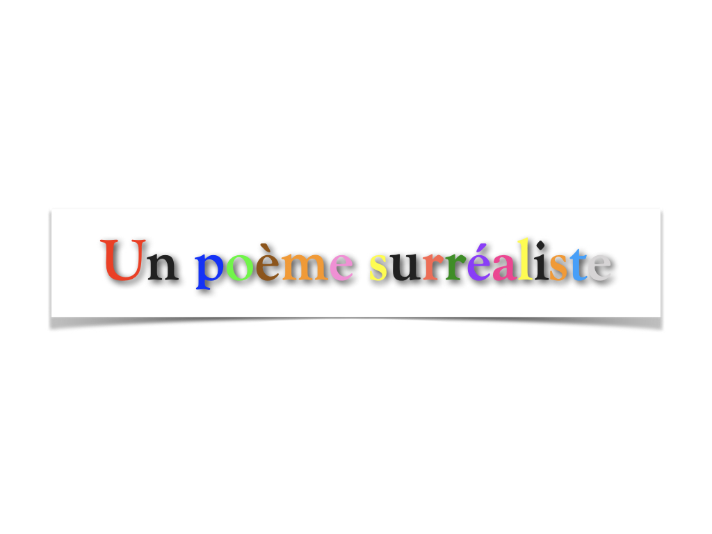 Proposition d'écriture