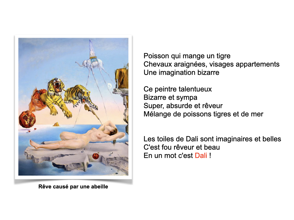 Proposition d'écriture