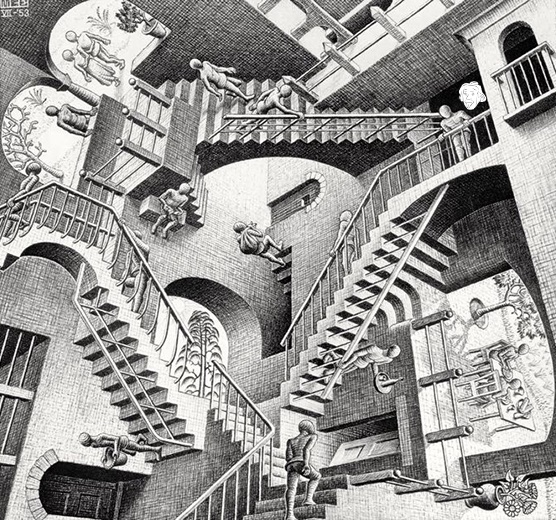peinture de Escher