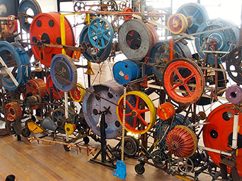 Une sculpture mécanique de Jean Tinguely